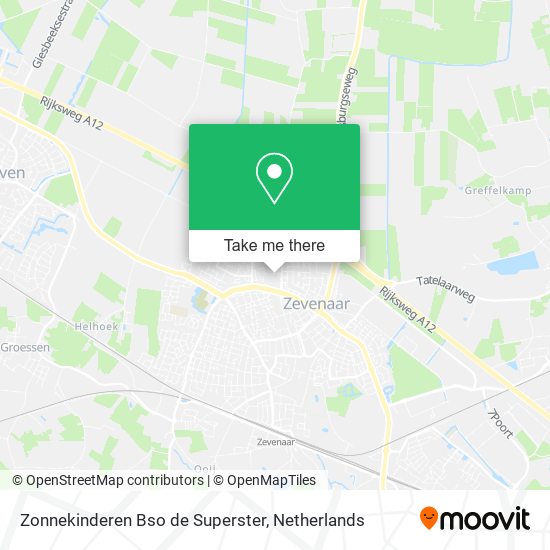 Zonnekinderen Bso de Superster map