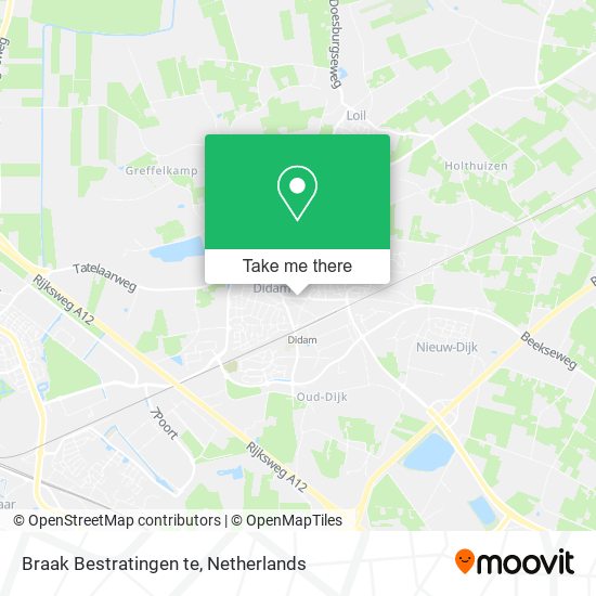 Braak Bestratingen te map