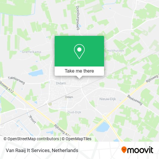 Van Raaij It Services Karte