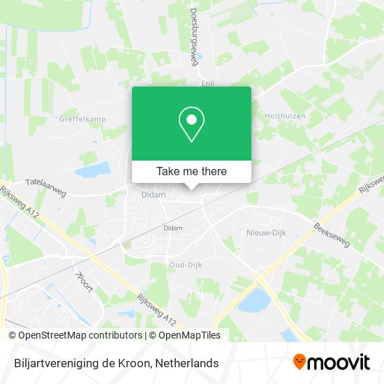 Biljartvereniging de Kroon map