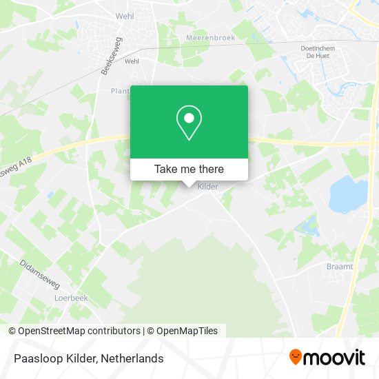 Paasloop Kilder map