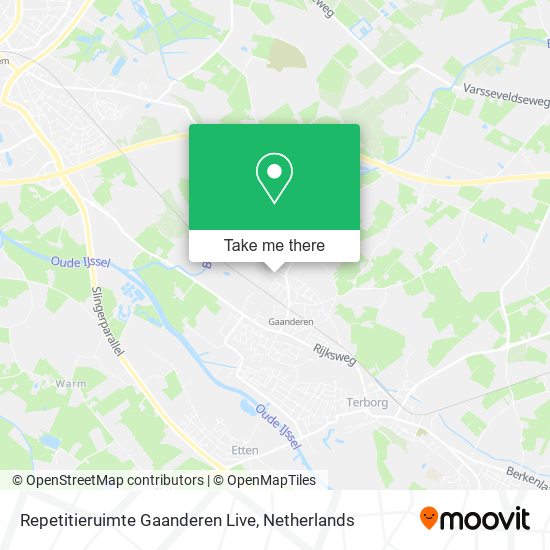 Repetitieruimte Gaanderen Live map