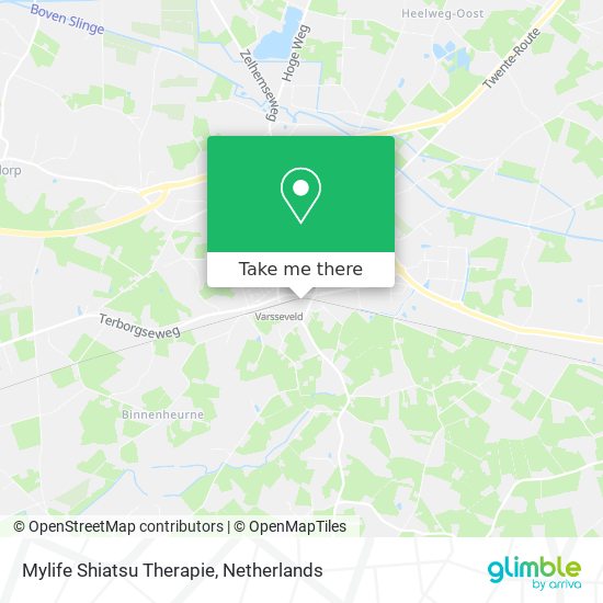 Mylife Shiatsu Therapie map