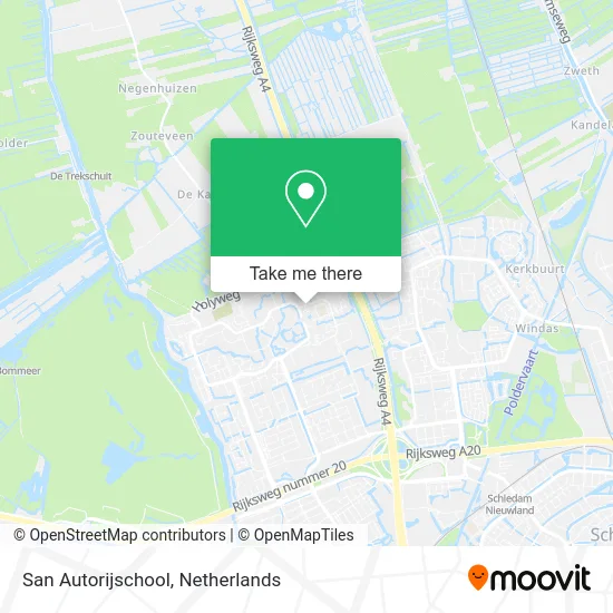 San Autorijschool map