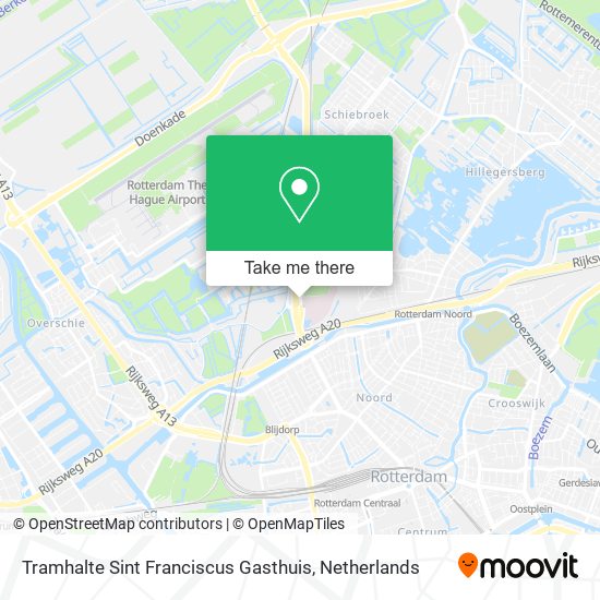 Tramhalte Sint Franciscus Gasthuis map