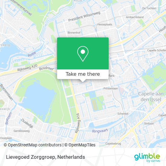 Lievegoed Zorggroep map