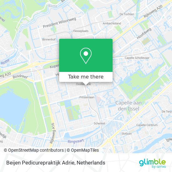 Beijen Pedicurepraktijk Adrie map