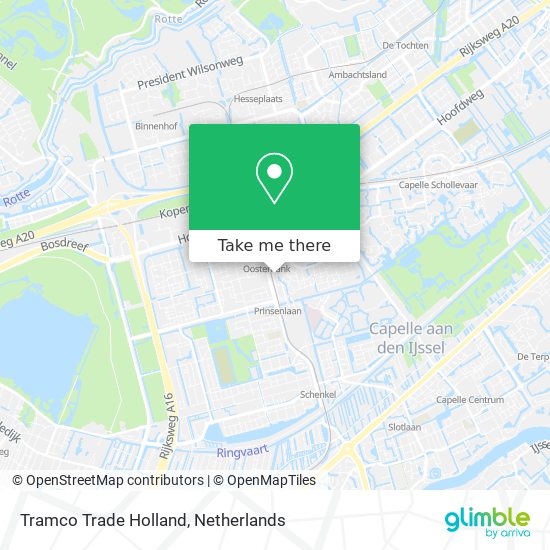 Tramco Trade Holland Karte