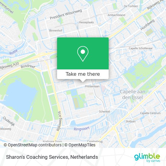 Sharon's Coaching Services map