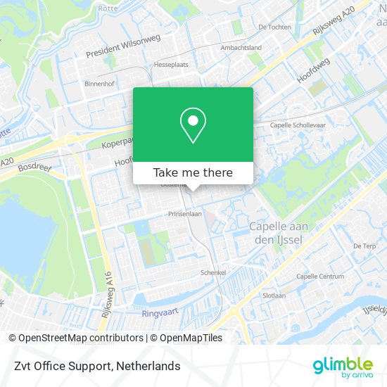 Zvt Office Support map