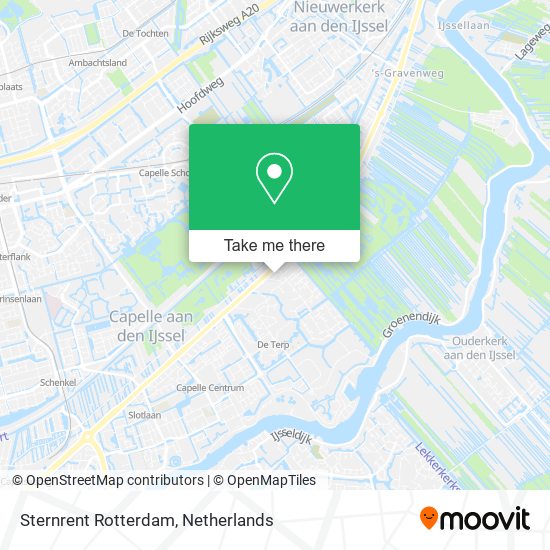 Sternrent Rotterdam map