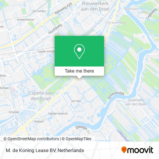 M. de Koning Lease BV map