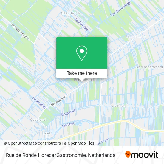 Rue de Ronde Horeca / Gastronomie Karte