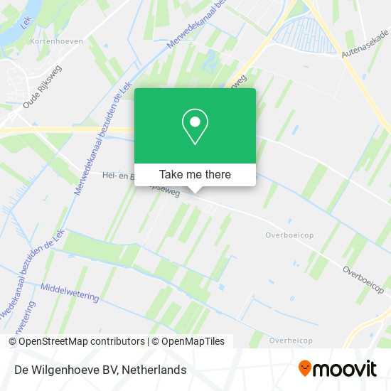 De Wilgenhoeve BV Karte