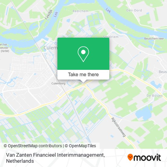 Van Zanten Financieel Interimmanagement map