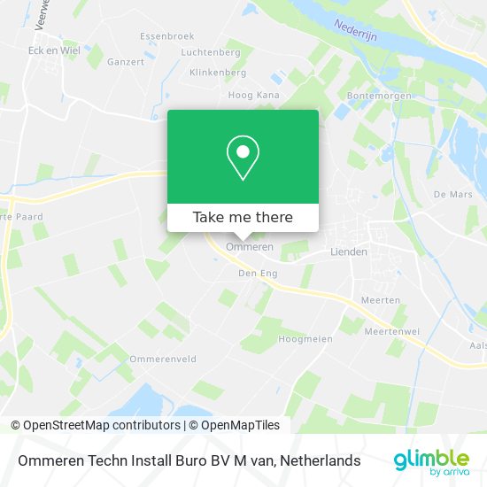 Ommeren Techn Install Buro BV M van map