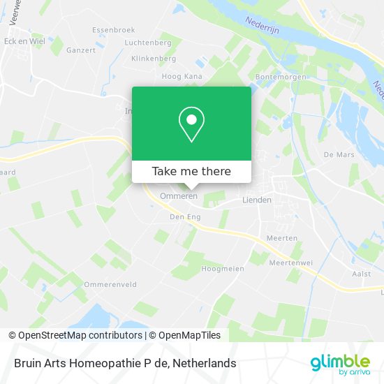 Bruin Arts Homeopathie P de Karte