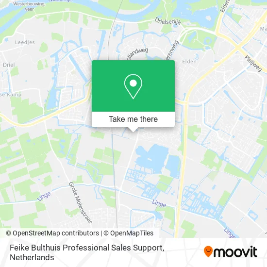 Feike Bulthuis Professional Sales Support map