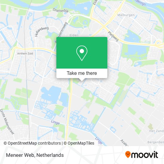 Meneer Web map