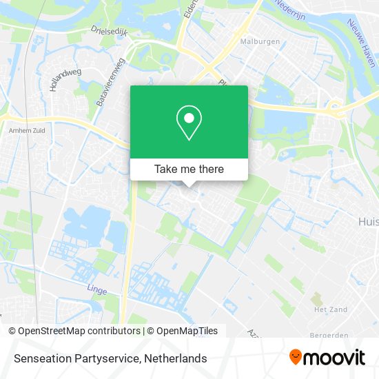 Senseation Partyservice map
