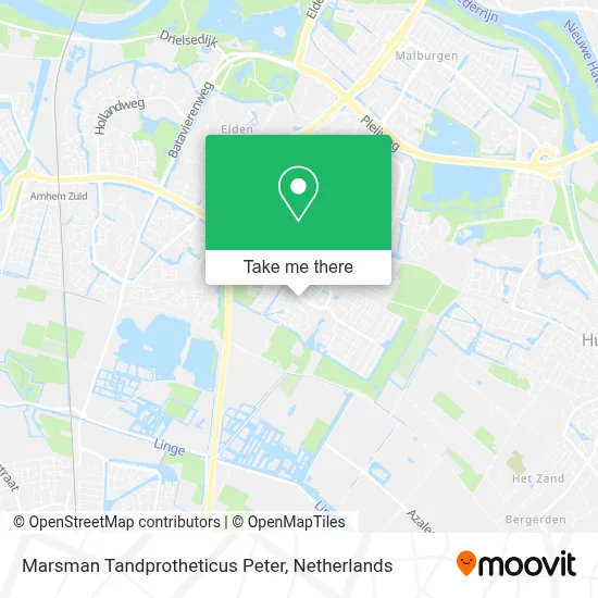 Marsman Tandprotheticus Peter map