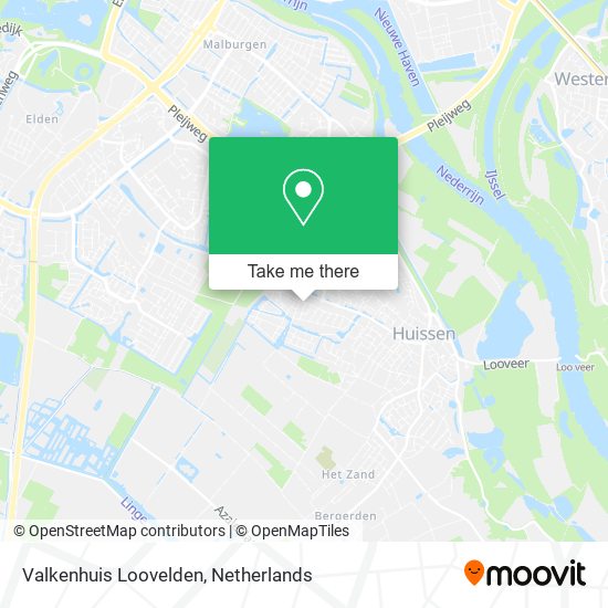 Valkenhuis Loovelden map