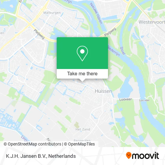 K.J.H. Jansen B.V. map