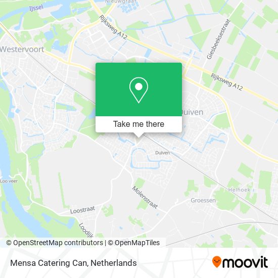 Mensa Catering Can map