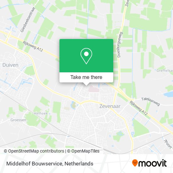 Middelhof Bouwservice map