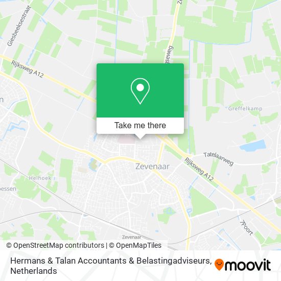 Hermans & Talan Accountants & Belastingadviseurs map