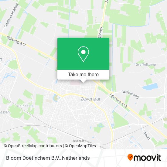 Bloom Doetinchem B.V. map