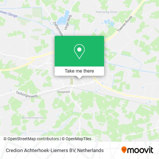 Credion Achterhoek-Liemers BV map