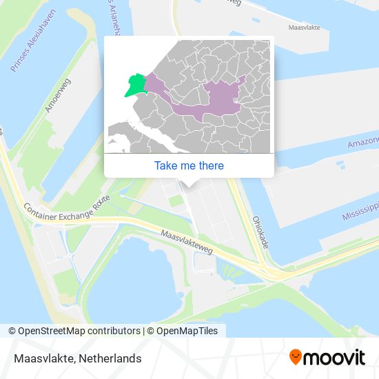 Maasvlakte map