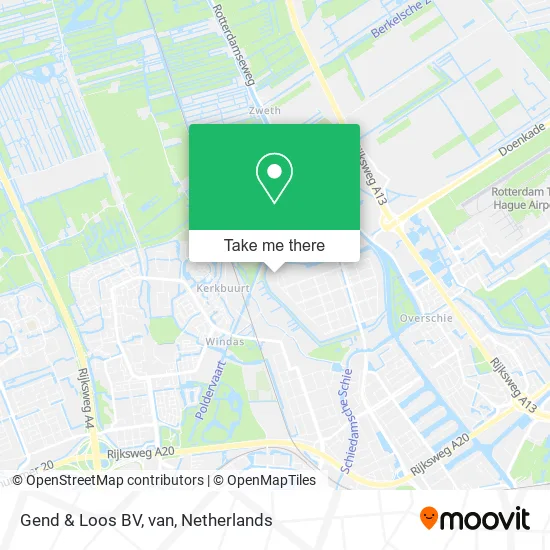 Gend & Loos BV, van map