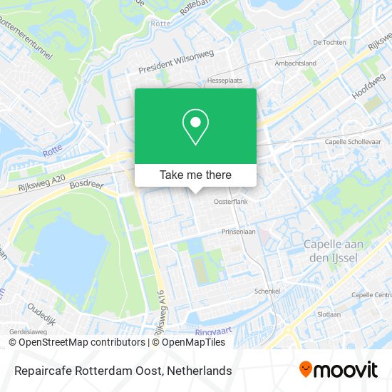Repaircafe Rotterdam Oost Karte