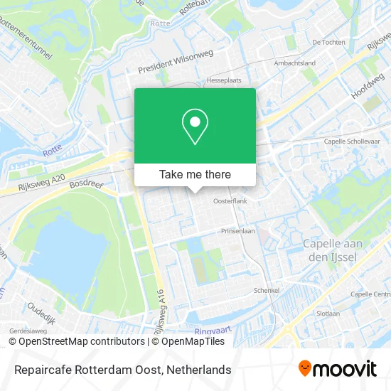 Repaircafe Rotterdam Oost map