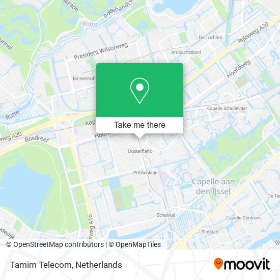 Tamim Telecom map