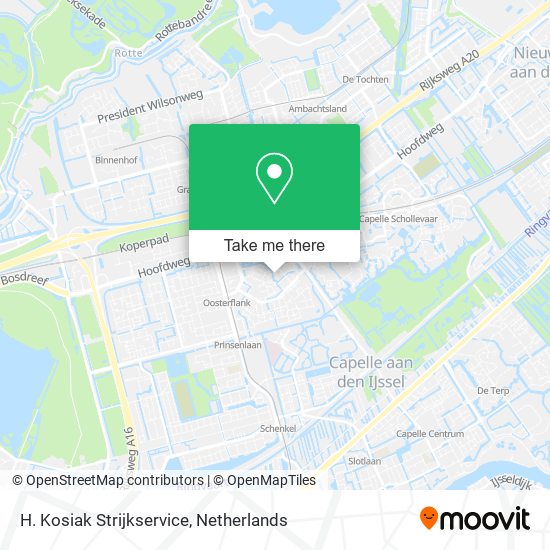 H. Kosiak Strijkservice map