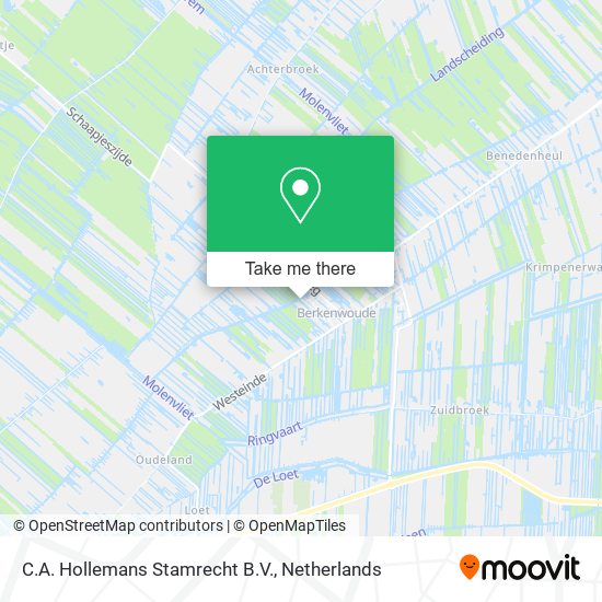 C.A. Hollemans Stamrecht B.V. map