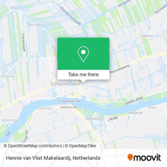 Hennie van Vliet Makelaardij map