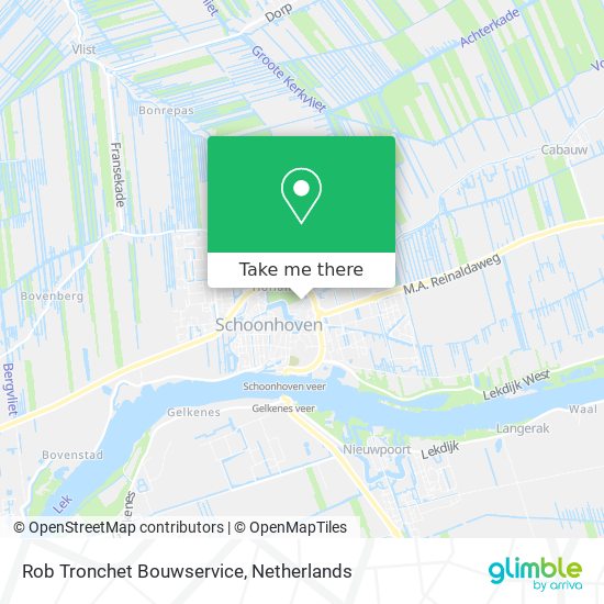 Rob Tronchet Bouwservice map