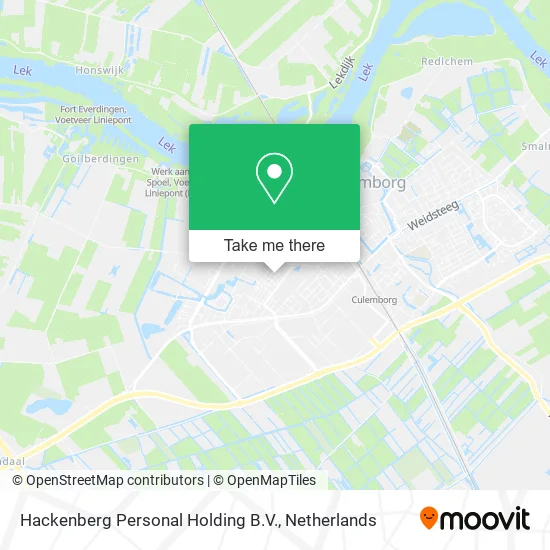 Hackenberg Personal Holding B.V. Karte