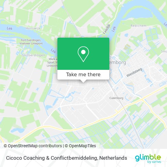 Cicoco Coaching & Conflictbemiddeling map
