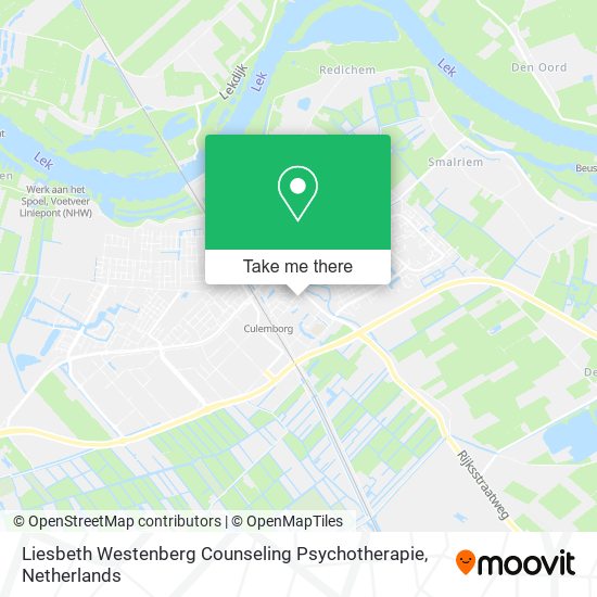 Liesbeth Westenberg Counseling Psychotherapie map