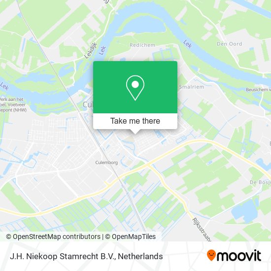 J.H. Niekoop Stamrecht B.V. map