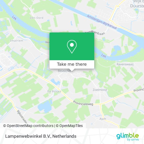 Lampenwebwinkel B.V. map