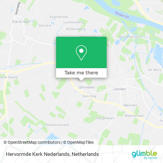 Hervormde Kerk Nederlands Karte