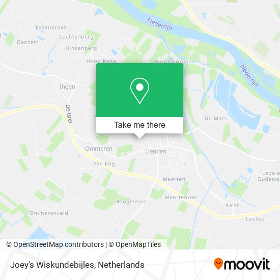 Joey's Wiskundebijles map