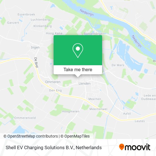 Shell EV Charging Solutions B.V. map