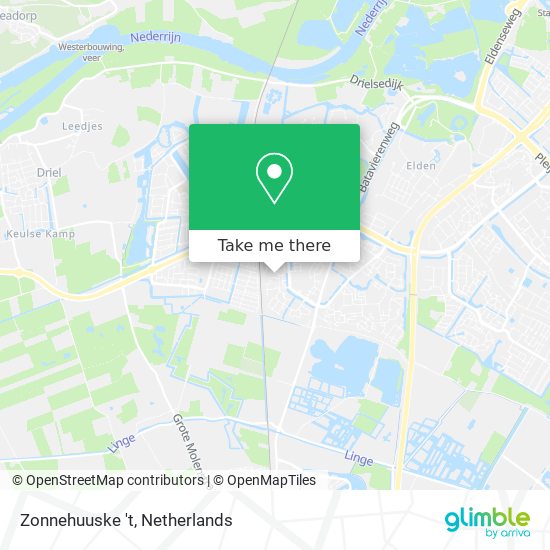 Zonnehuuske 't map